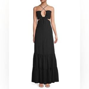 Nicole Miller cut-out maxi dress